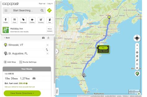 mapquest driving directions free print map